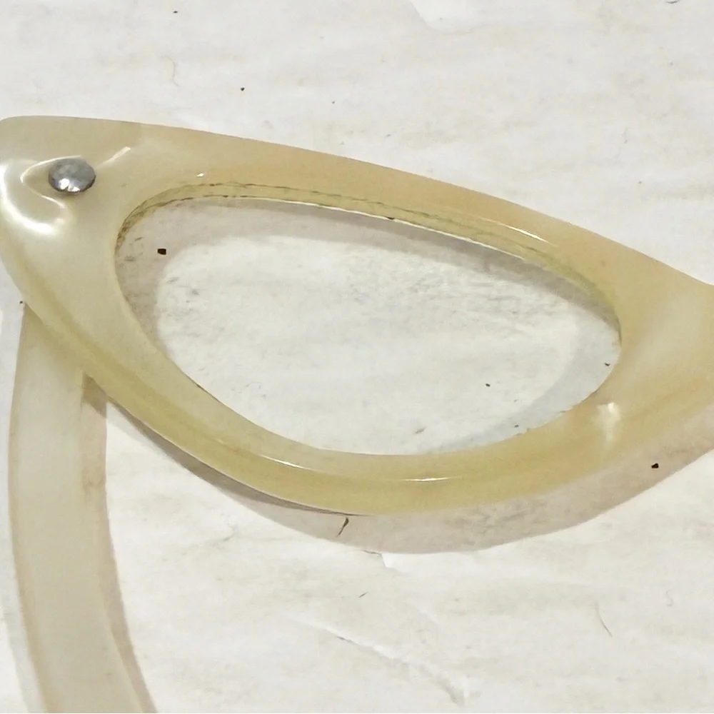 VINTAGE CAT EYE‎ EARLY LUCITE PLASTIC LORGNETTES OPERA GLASSES